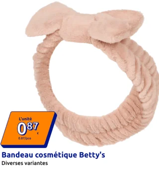 Bandeau cosmétique Betty's