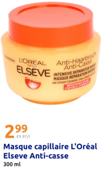 Masque capillaire L'Oréal Elseve Anti-casse 300 ml