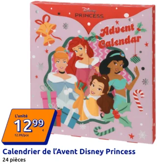 Calendrier de l'Avent Disney Princess
