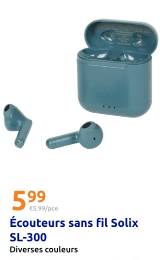 Écouteurs sans fil Solix SL-300