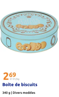 Boîte de biscuits