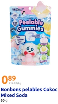Bonbons pelables Cokoc Mixed Soda