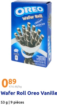 Wafer Roll Oreo Vanille