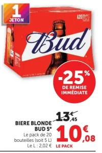 Biere Blonde Bud 5°