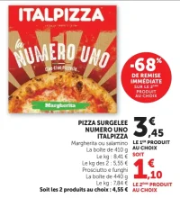 Pizza Surgelée Numero Uno Italpizza