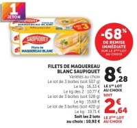 Filets de Maquereau Blanc Saupiquet