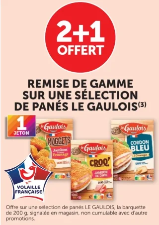 Sélection de panés Le Gaulois 2+1