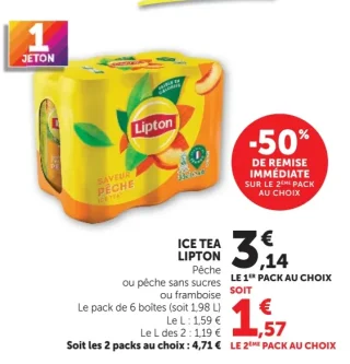 Ice Tea Lipton Pêche