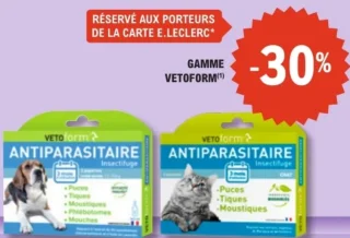Gamme antiparasitaire Vetoform
