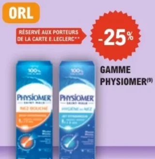 Gamme Physiomer