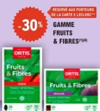 Gamme Fruits & Fibres Ortis
