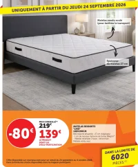 Matelas Ressorts "Liko" 140x190cm