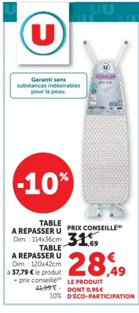 TABLE A REPASSER U