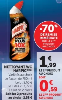 Nettoyant WC Harpic Power Plus