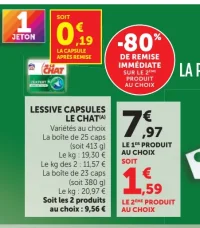 Lessive capsules Le Chat