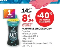 Parfum de linge Lenor Unstoppables