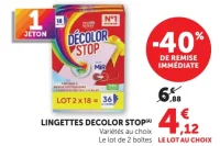 Lingettes Décolor Stop Mir