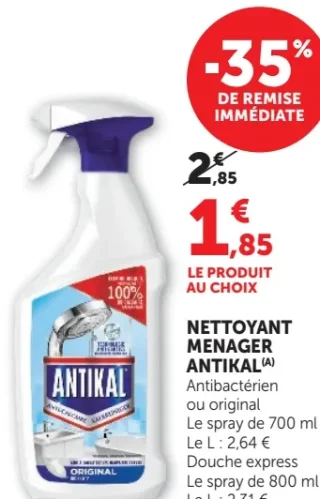 NETTOYANT MENAGER ANTIKAL(A)