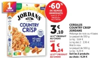 Céréales Country Crisp Jordans