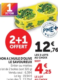 Thon à l'huile d'olive Le Savoureux