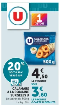 Calamars à la romaine surgelés U