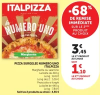 Pizza surgelée La Numero Uno Italpizza