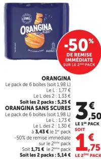Orangina / Orangina Sans Sucres