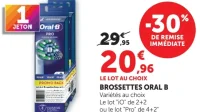 Brossettes Oral B