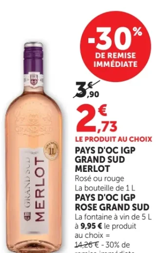 Grand Sud Merlot / Rose