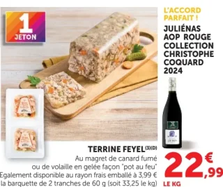 Terrine Feyel au magret de canard fumé ou de volaille en gelée façon pot au feu