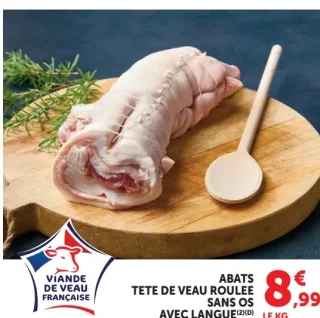 Tête de Veau Roulée sans os avec langue