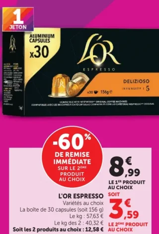 Café en capsules L'Or Espresso