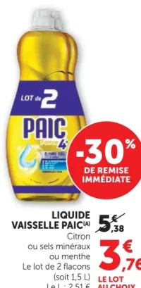 LIQUIDE VAISSELLE PAIC