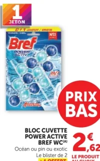 BLOC CUVETTE POWER ACTIVE BREF WC