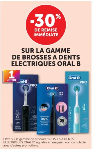 Gamme de brosses à dents électriques Oral B