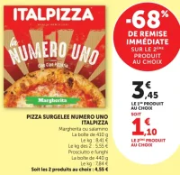 Pizza surgelée Numero Uno Italpizza