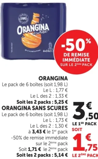 Orangina Sans Sucres