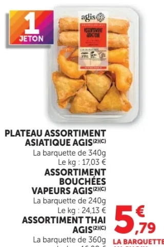 Plateau Assortiment Asiatique Agis