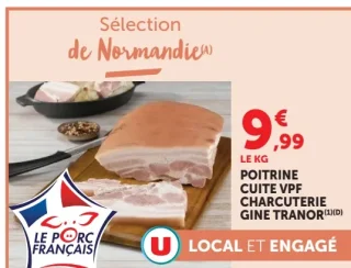 Poitrine Cuite VPF Charcuterie Gine Tranor