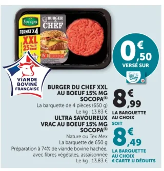 BURGER DU CHEF XXL SOCOPA
