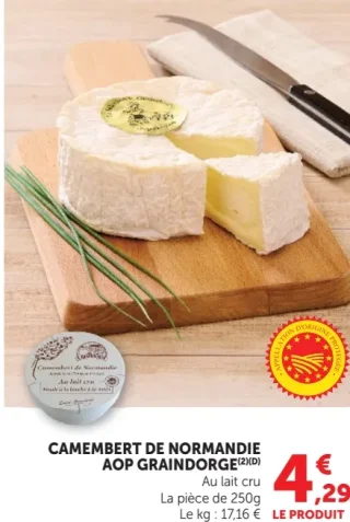 Camembert de Normandie AOP Graindorge