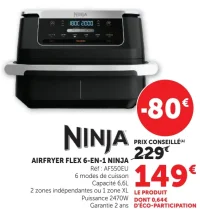 Airfryer Flex 6-en-1 Ninja