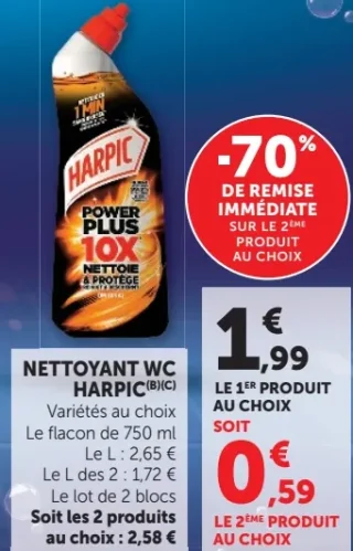 Harpic NETTOYANT WC POWER PLUS 10X