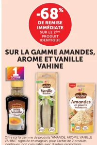 Gamme Amandes, Arôme et Vanille Vahiné