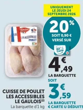 Cuisse de Poulet Les Accessibles Le Gaulois