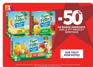 Gamme de compotes Pom'Potes