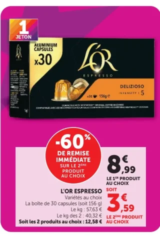 Café en capsules L'Or Espresso Variétés au choix