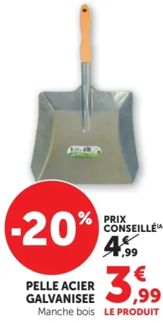 Pelle acier galvanisée
