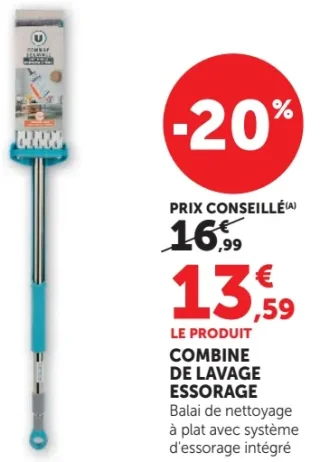 COMBINE DE LAVAGE ESSORAGE U