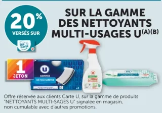 Gamme de produits Nettoyants Multi-Usages U